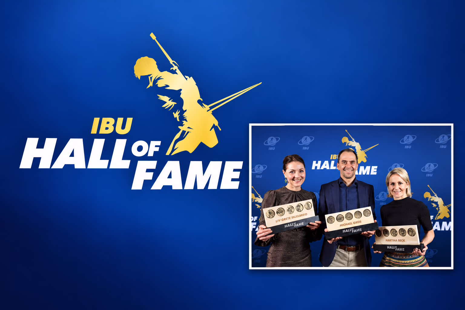 IBU Hall of Fame s použitou sportovní ilustrací