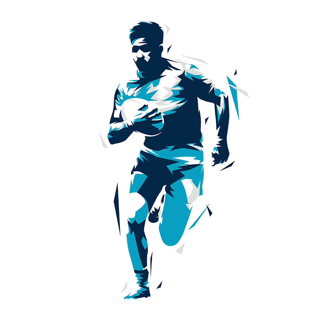 Sportovní ilustrace - rugby